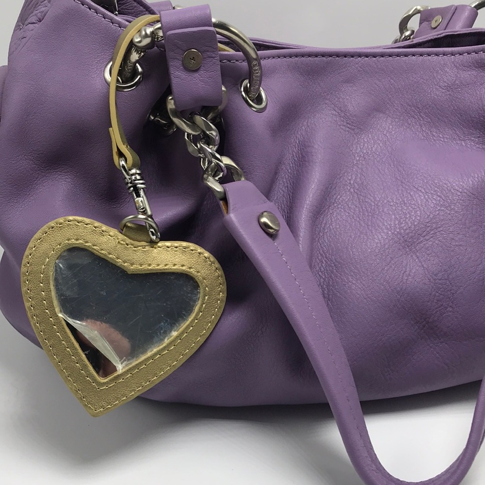 New Juicy Couture Purple Leather To Handle Bag - Picture 3 of 8